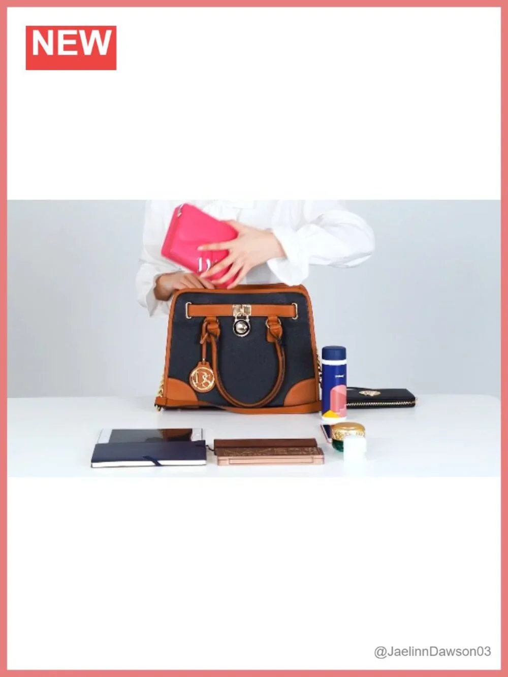 Vegan Leather Satchel Handbag Tote Set with Wallet Top Handle Shoulder Bag